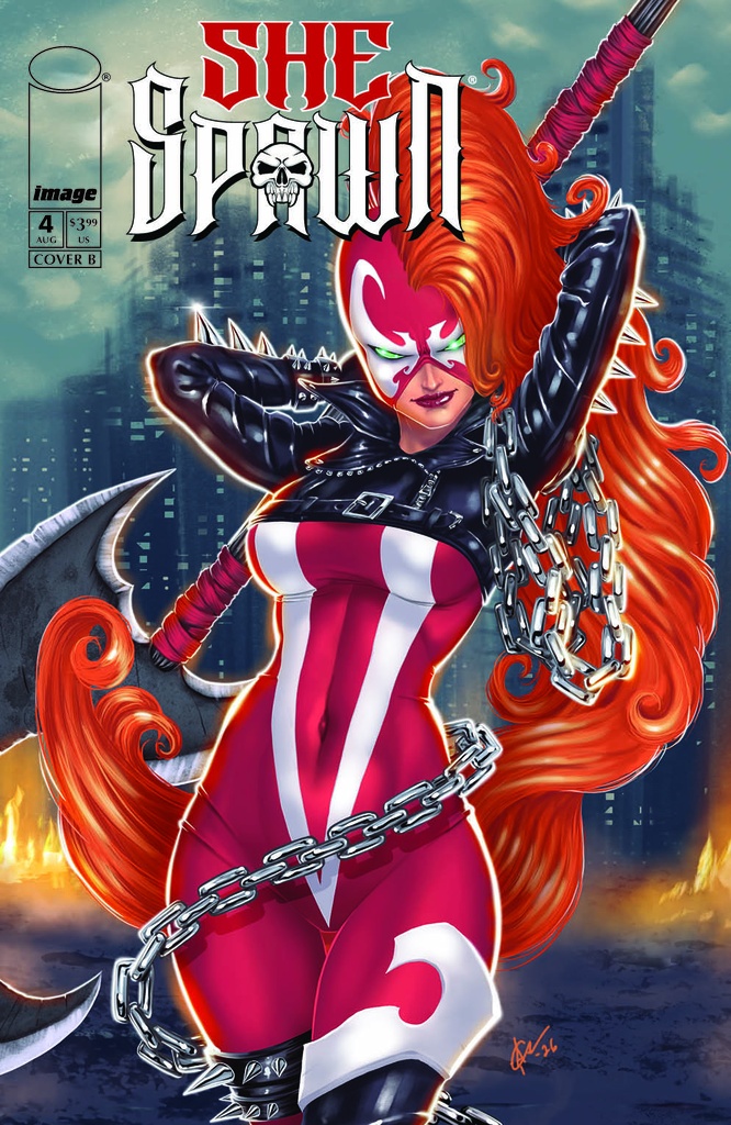 SHE-SPAWN 4 (OF 5) CVR B DAVE HARRIGAN VAR