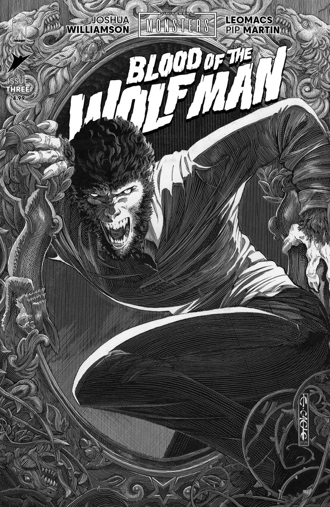 UNIVERSAL MONSTERS BLOOD OF THE WOLF MAN 3 (OF 4) CVR D INC