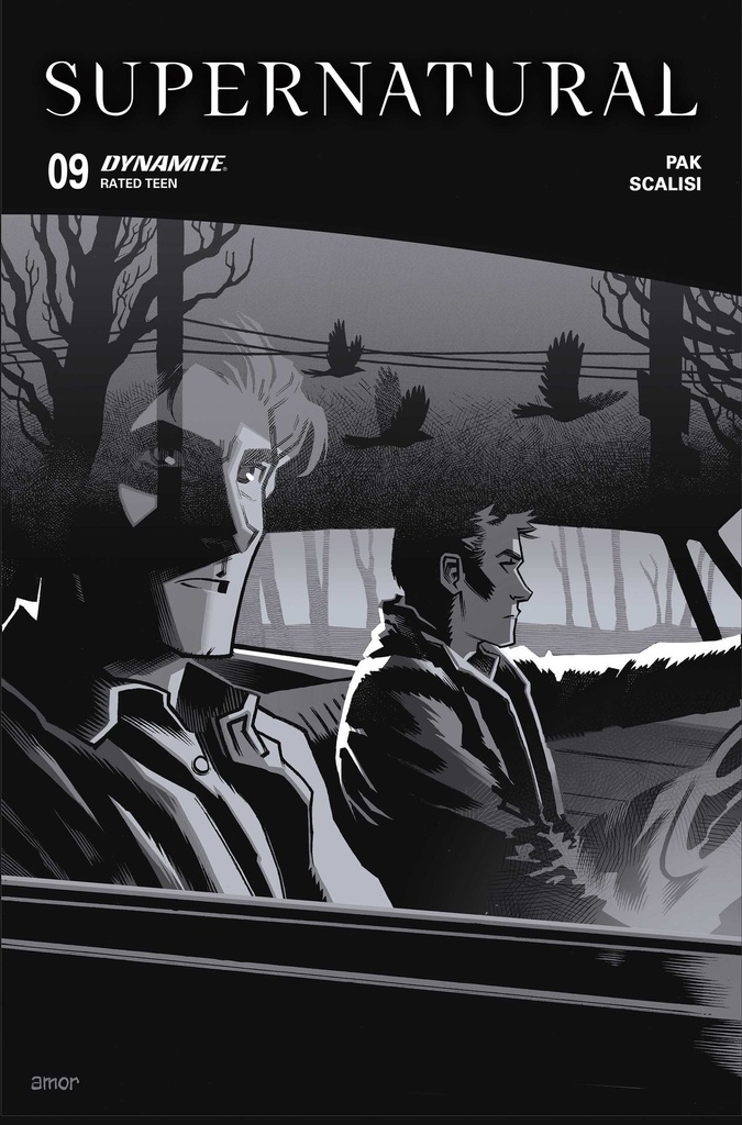 SUPERNATURAL 10 CVR H INC 1:10 JOHN AMOR LINE ART VAR