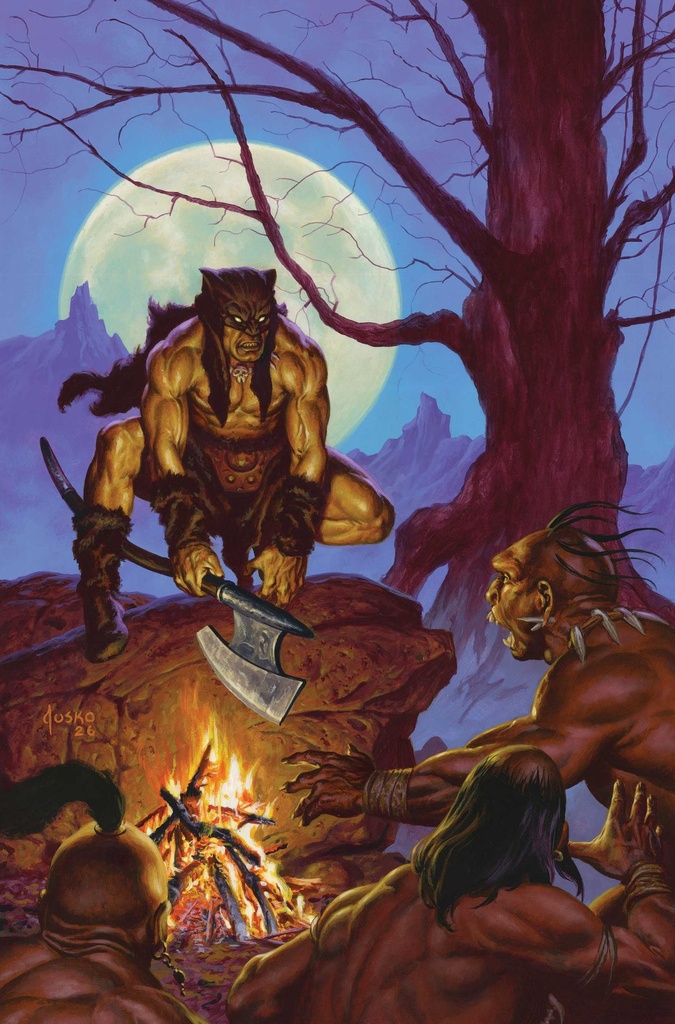 FIRE AND ICE DARKWOLF 2 CVR G JOE JUSKO LTD VIRGIN VAR