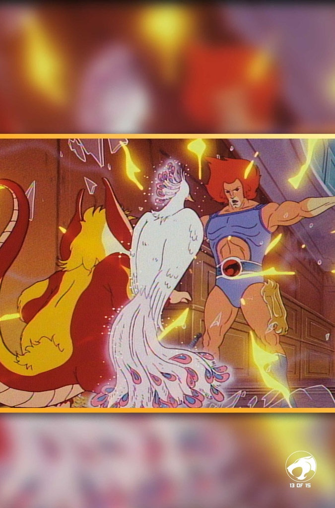 THUNDERCATS X SILVERHAWKS 5 CVR G INC 1:10 ANIMATION ART VIR