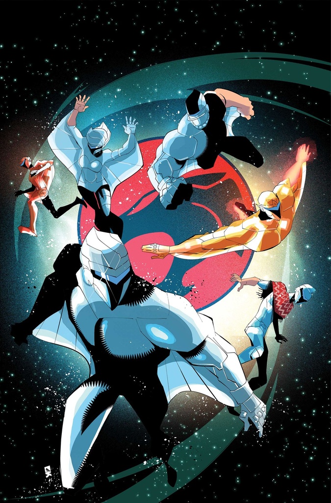 THUNDERCATS X SILVERHAWKS 5 CVR H INC 1:10 GEORGE KAMBADAIS