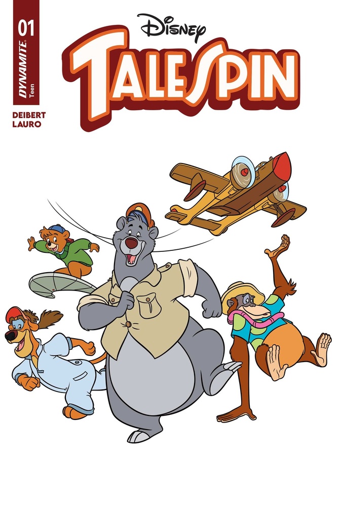 TALESPIN 1 CVR C ANIMATION ART VAR