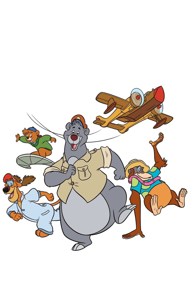 TALESPIN 1 CVR O INC 1:25 ANIMATION ART VIRGIN VAR