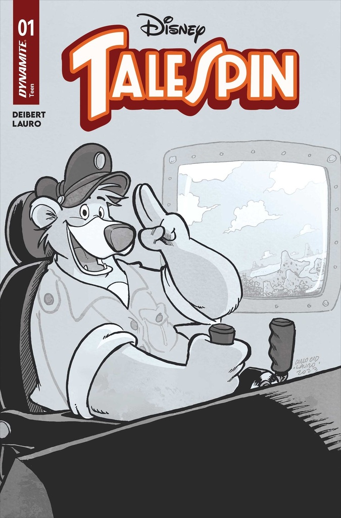 TALESPIN 1 CVR R INC 1:50 CARLO LAURO LINE ART VAR