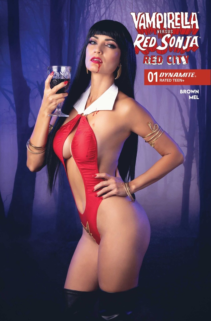VAMPIRELLA VS RED SONJA RED CITY 1 CVR C COSPLAY VAMPIRELLA