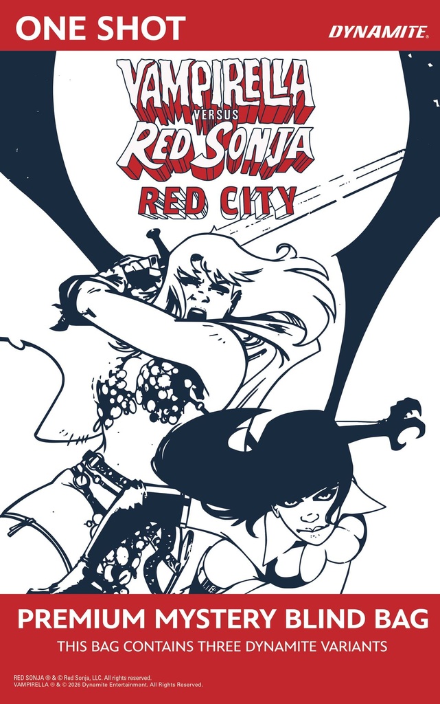 VAMPIRELLA VS RED SONJA RED CITY 1 CVR F PREMIUM MYSTERY BLI