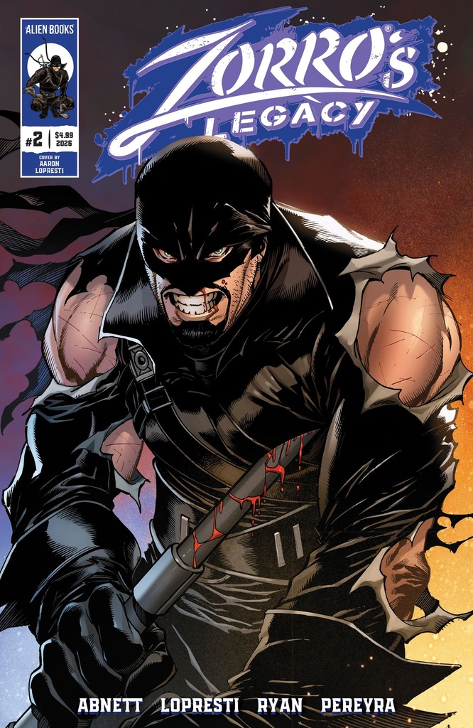 ZORROS LEGACY 2 COVER A (LOPRESTI)