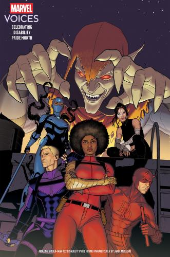 AMAZING SPIDER-MAN 32 JAMIE MCKELVIE DISABILITY PRIDE PROMO