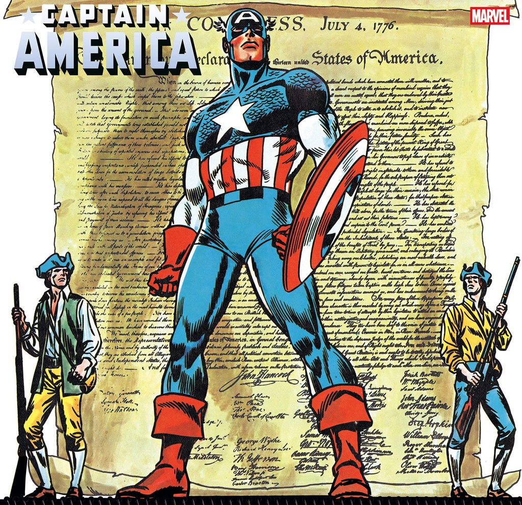 CAPTAIN AMERICA 13 JOHN ROMITA SR. BICENTENNIAL CALENDAR