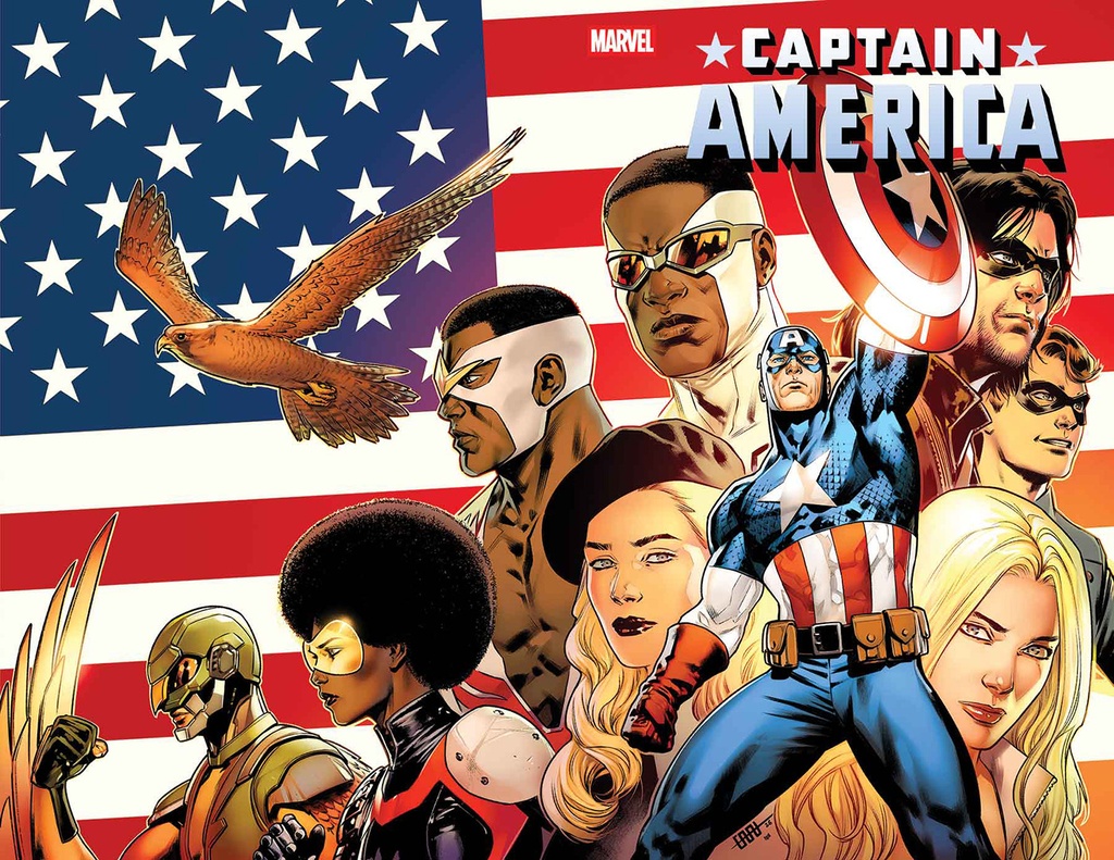 CAPTAIN AMERICA 13 CAFU SEMIQUINCENTENNIAL WRAPAROUND VAR
