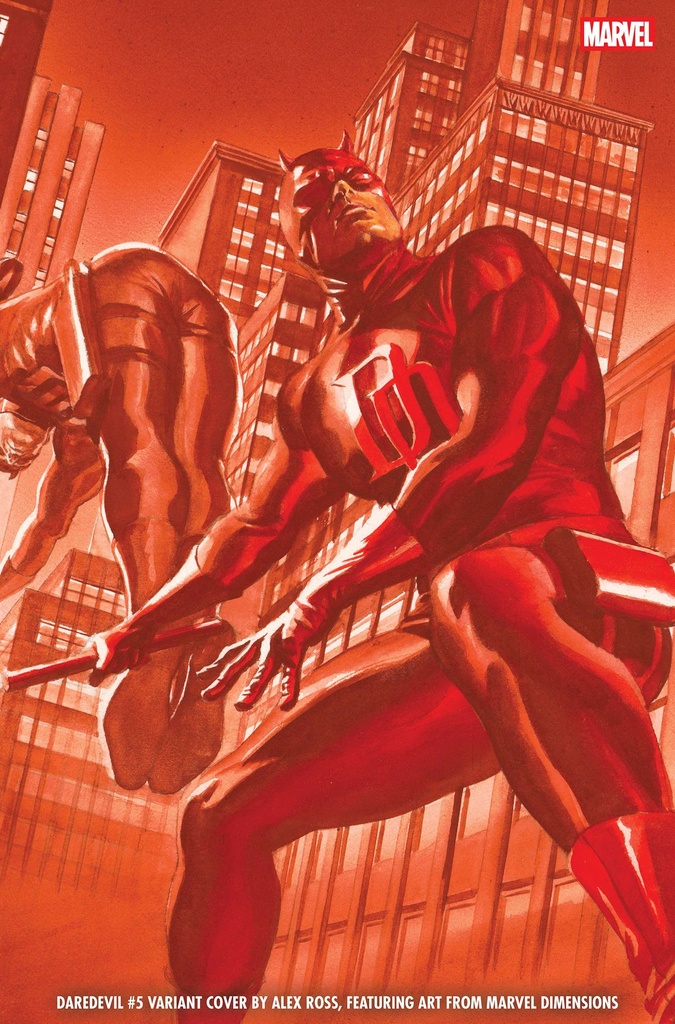 DAREDEVIL 5 ALEX ROSS MARVEL DIMENSIONS VAR