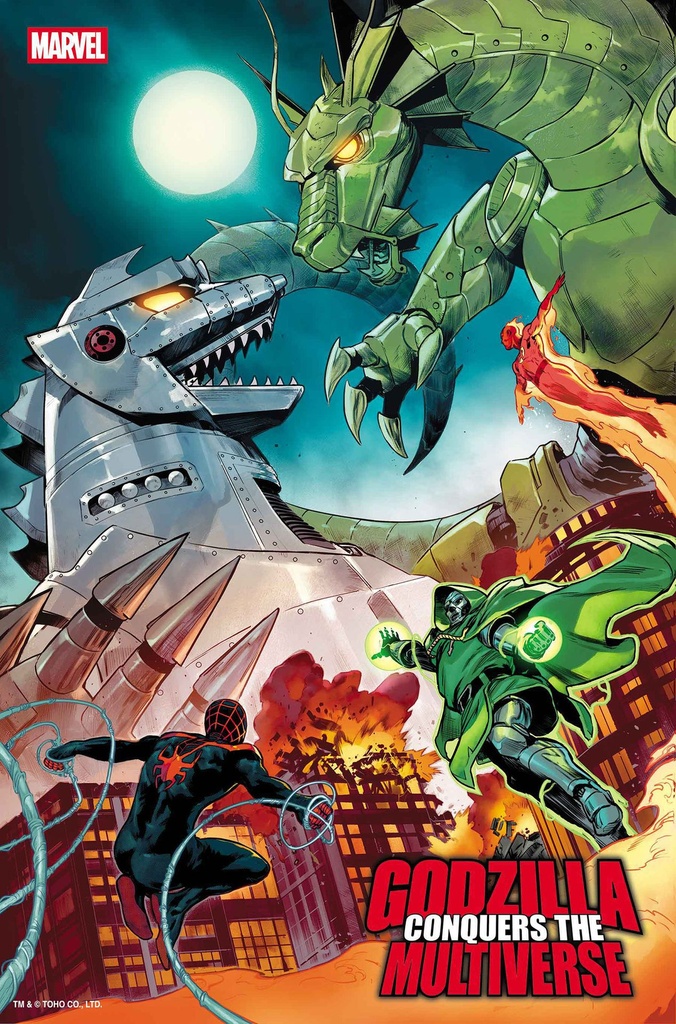 GODZILLA CONQUERS THE MULTIVERSE 1 JUAN FRIGERI FOIL VAR