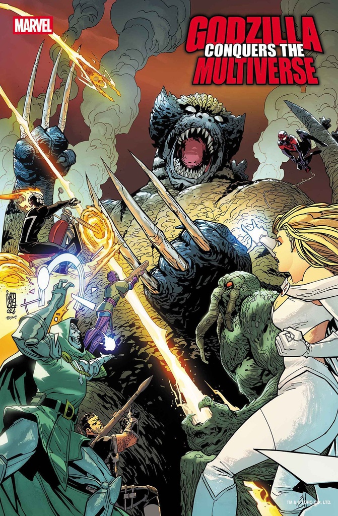 GODZILLA CONQUERS THE MULTIVERSE 1 GIUSEPPE CAMUNCOLI VAR