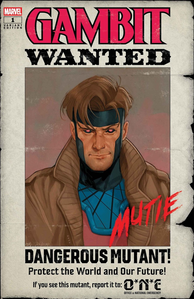 GAMBIT WANTED 1 PHIL NOTO WANTED VAR B