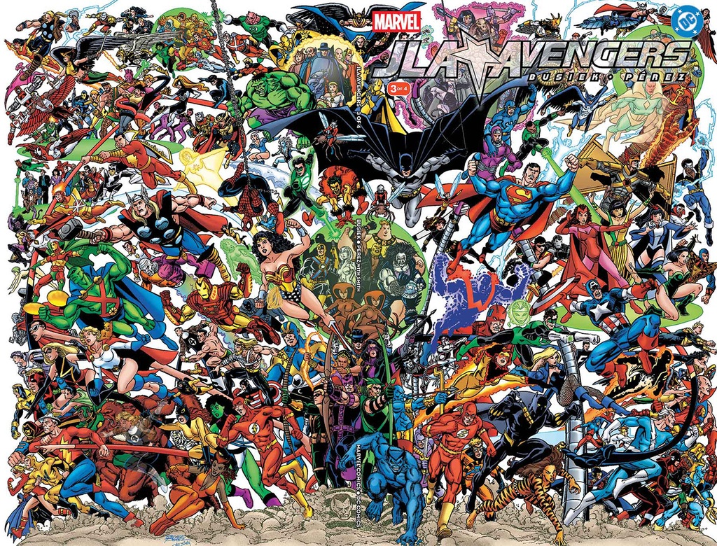 JLA/AVENGERS 3 FACSIMILE EDITION WRAPAROUND COVER
