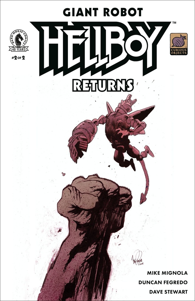 GIANT ROBOT HELLBOY RETURNS 2 (CVR B) (JAMES HARREN)