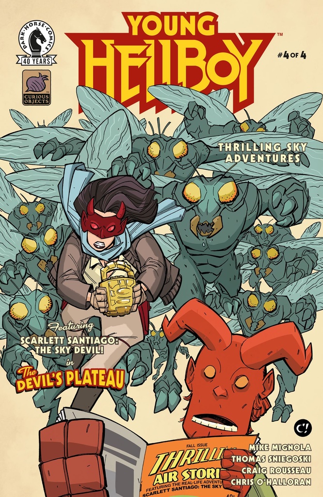 YOUNG HELLBOY THRILLING SKY ADV 4 (CVR A) (CRAIG ROUSSEAU)