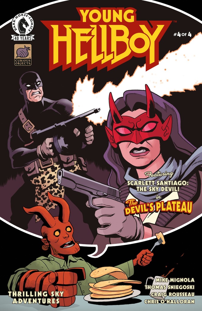 YOUNG HELLBOY THRILLING SKY ADV 4 (CVR B) (BEN STENBECK)