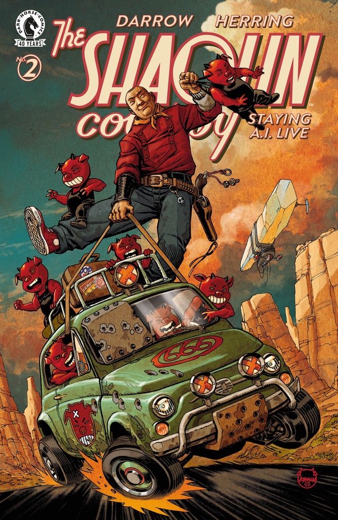 SHAOLIN COWBOY STAYING A.I.LIVE 2 (CVR C) (DAVE JOHNSON)