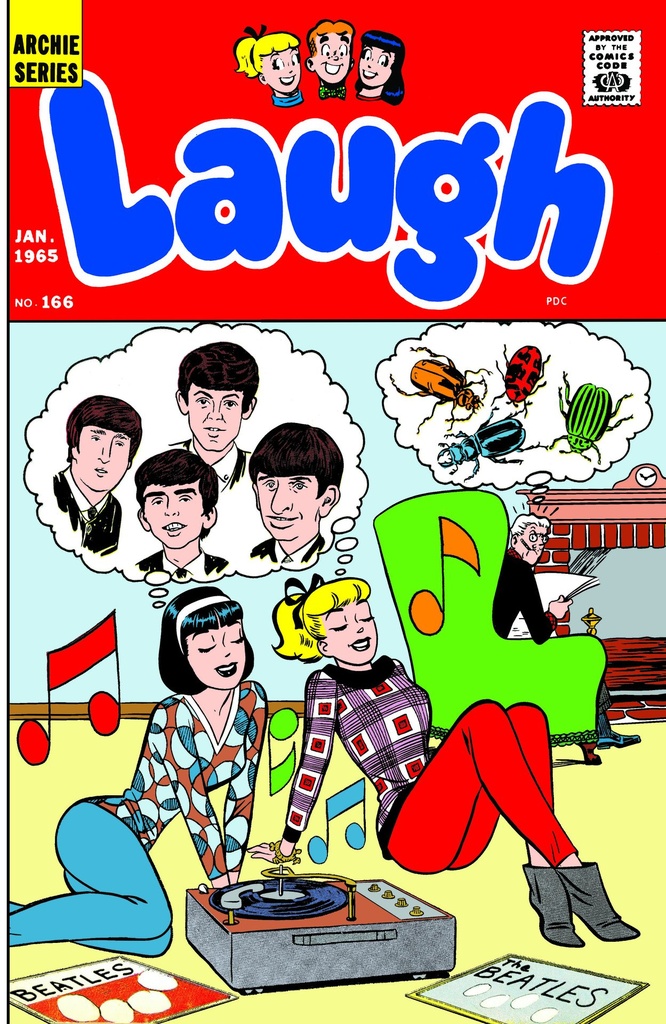 LAUGH 166 FACSIMILE EDITION CVR A HARRY LUCEY MARIO ACQUAVIV