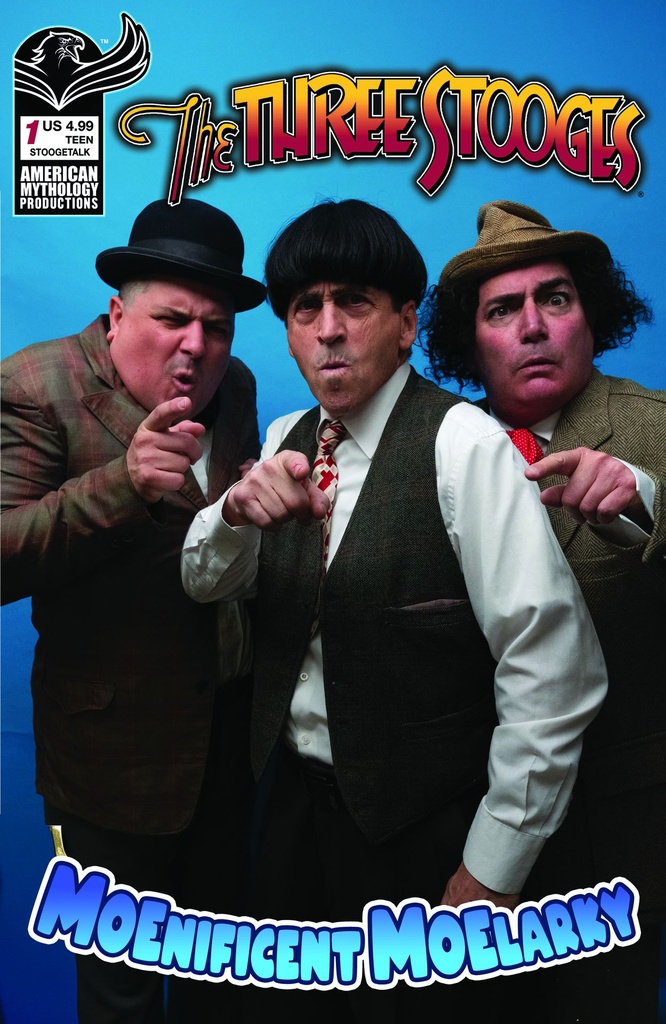 THREE STOOGES MAGNIFICENT MOELARKY 1 CVR D STOOGETALK PHOTO