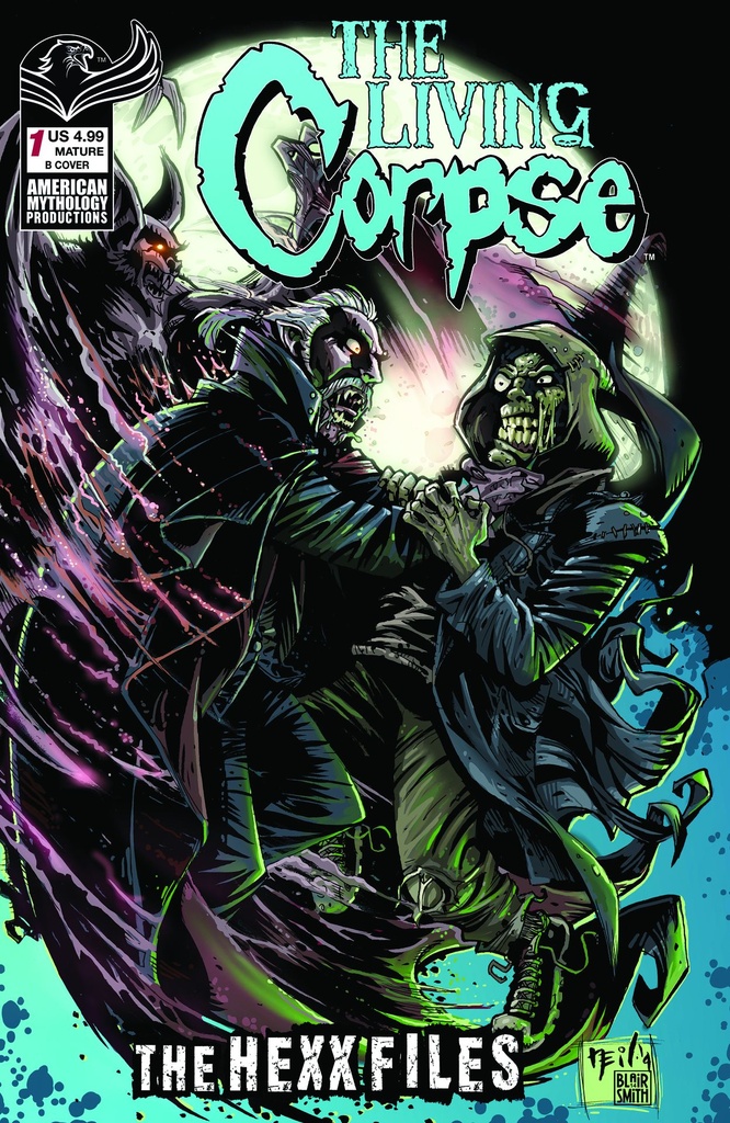 LIVING CORPSE HEXX FILES 1 CVR B NEIL VOKES VAR