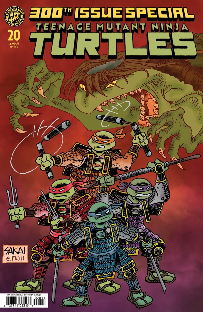 TMNT 20 300TH SPECIAL VAR RI (50) (SAKAI)