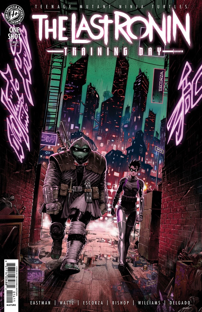 TMNT THE LAST RONIN TRAINING DAY COVER A (ESCORZAÿBROTHERS)