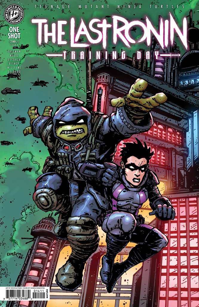 TMNT THE LAST RONIN TRAINING DAY VAR B (EASTMAN)