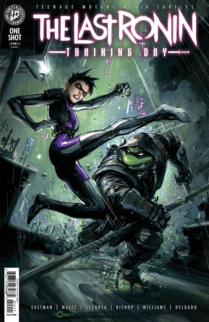 TMNT THE LAST RONIN TRAINING DAY VAR C (CRAIN)