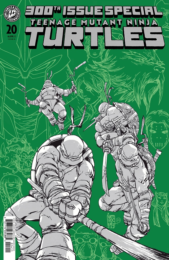 TMNT 20 300TH SPECIAL VAR RI (100) (CAMUNCOLI)