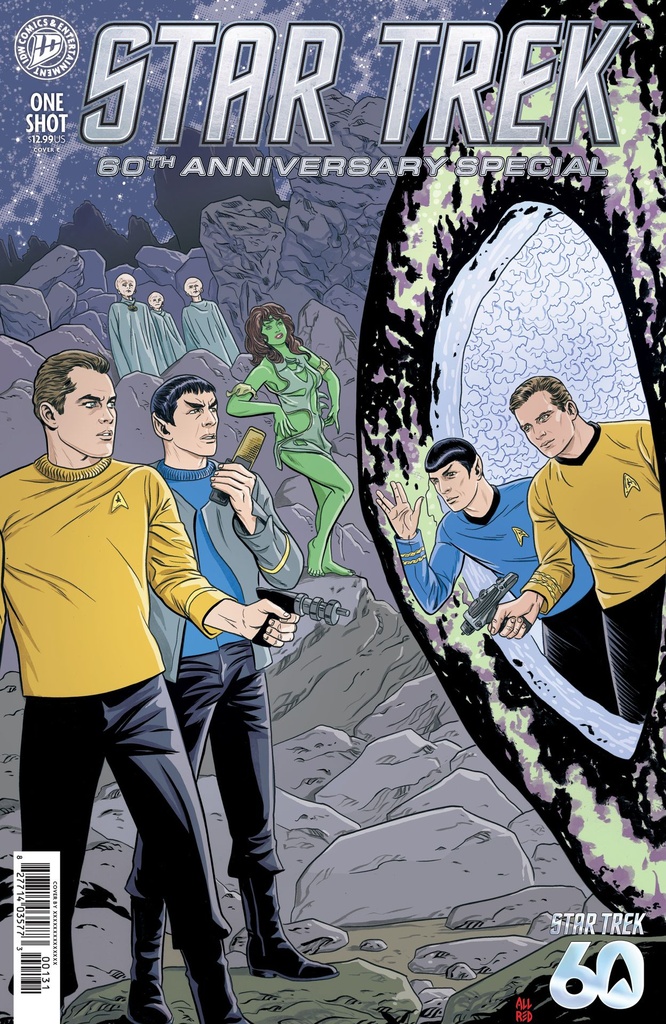 STAR TREK 60TH ANNIVSP VAR C FOIL (ALLRED)