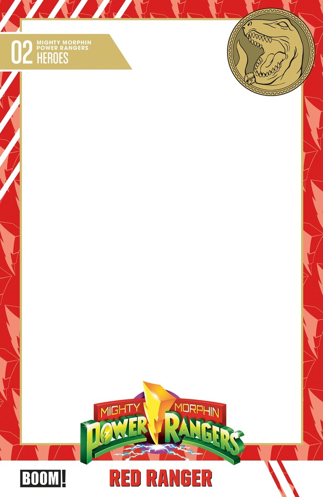 MMPR (2026) 2 D TRADING CARD BLANK SKETCH VARIANT