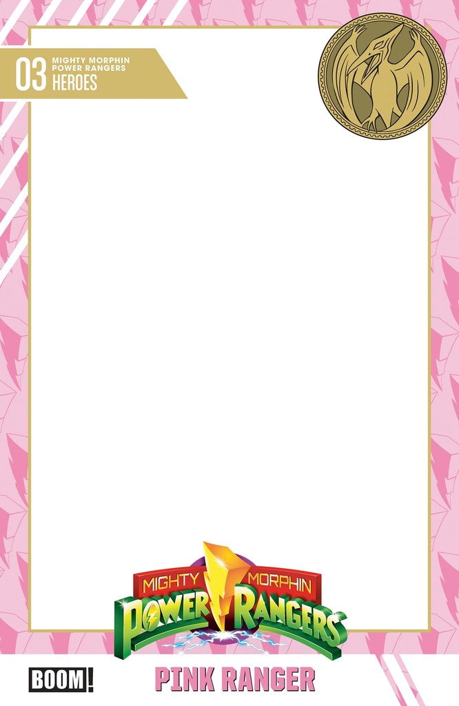 MIGHTY MORPHIN POWER RANGERS (2026) 3 D TRADING CARD BLANK S
