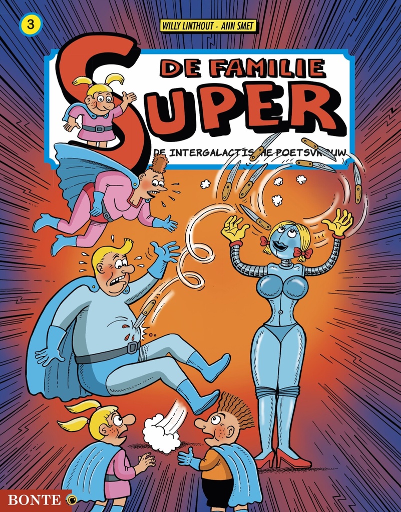 De Familie Super HC ZW 3 De Intergalactische poetsvrouw