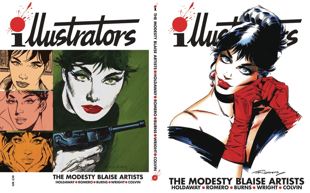 ILLUSTRATORS SPECIAL 16 MODESTY BLAISE ARTISTS