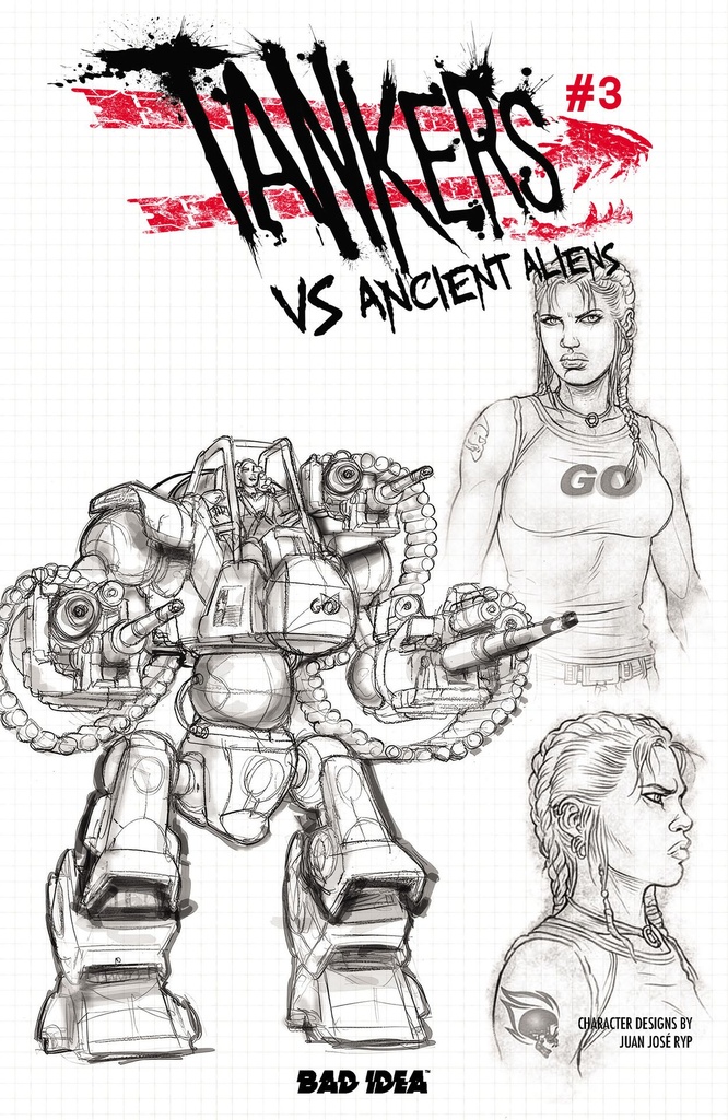 TANKERS VS ANCIENT ALIENS 3 (OF 4) CVR C JUAN JOSE RYP DESIG