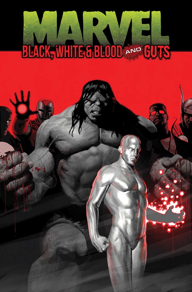 MARVEL BLACK WHITE & BLOOD AND GUTS