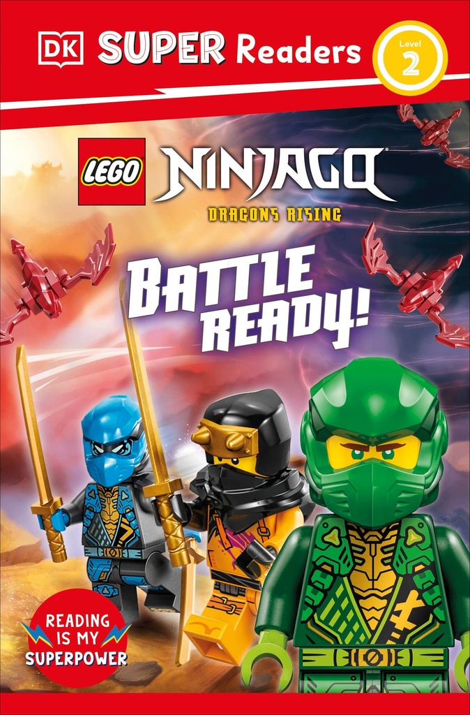 DK SUPER READERS LEVEL 2 LEGO NINJAGO DRAGONS RISING BATTLE