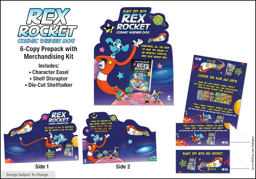 REX ROCKET COSMIC WIENER DOG 6-COPY PREPACK WITH MERCHANDISI