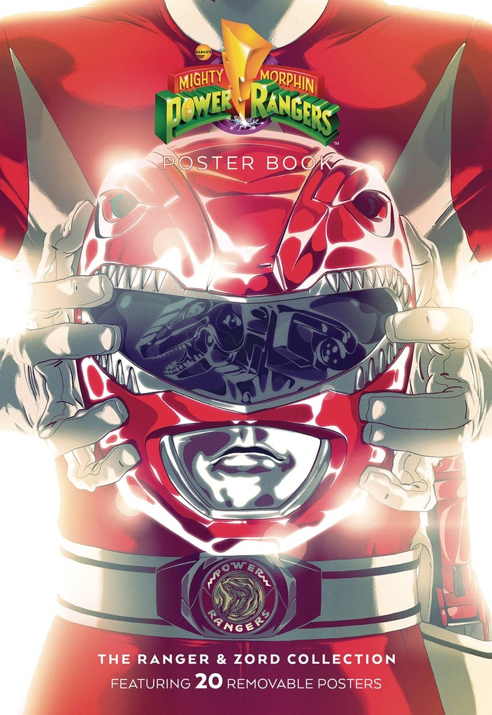 MIGHTY MORPHIN POWER RANGERS & ZORDS POSTER