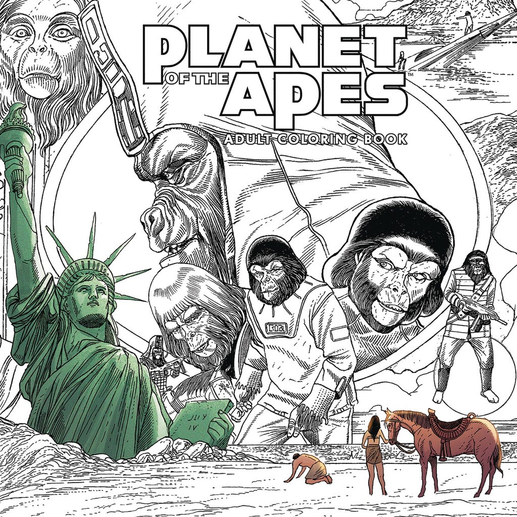 PLANET OF THE APES ADULT COLORING BOOK