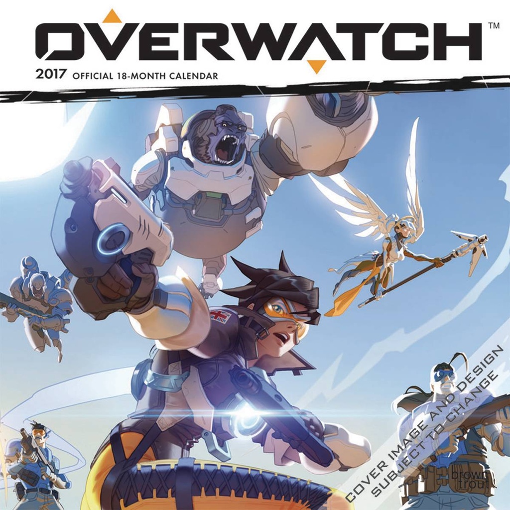 OVERWATCH 2017 WALL CALENDAR