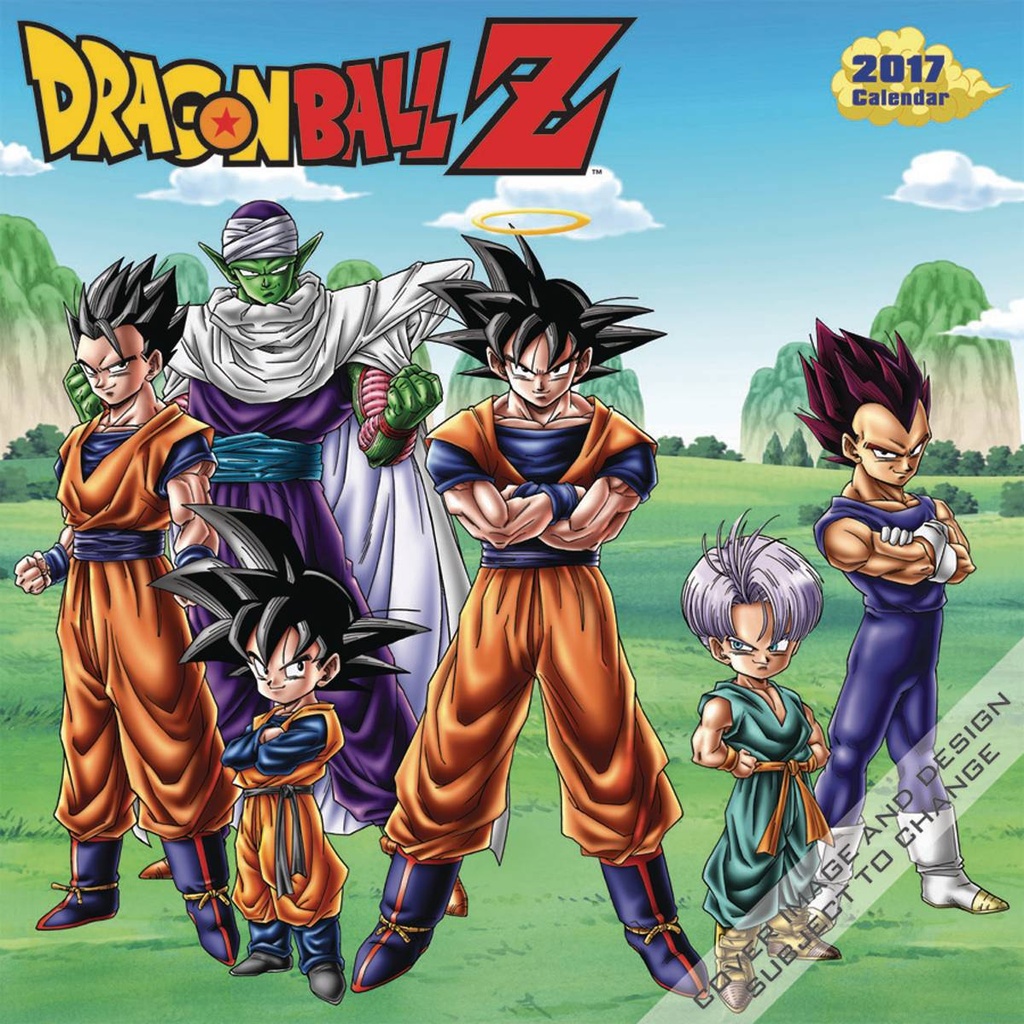 DRAGONBALL Z 2017 WALL CALENDAR