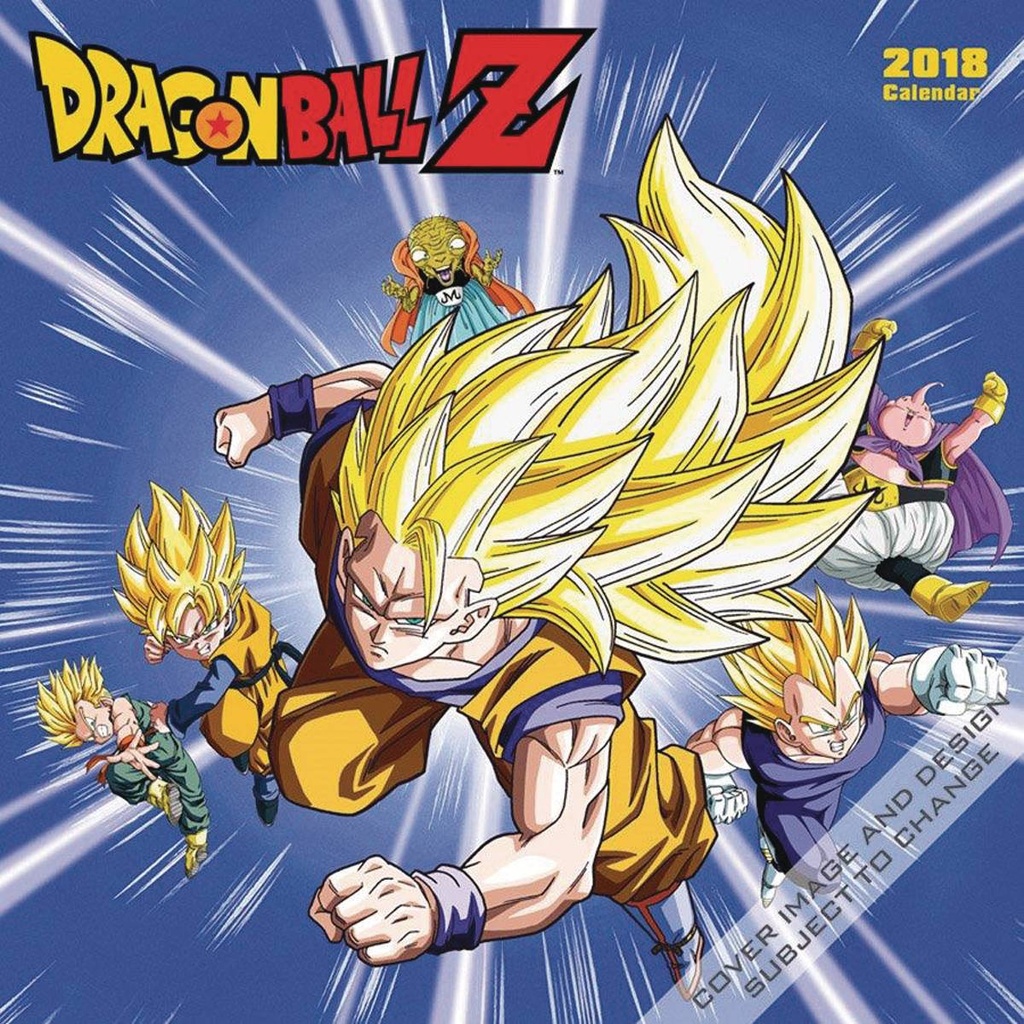 DRAGONBALL SUPER 2018 WALL CALENDAR