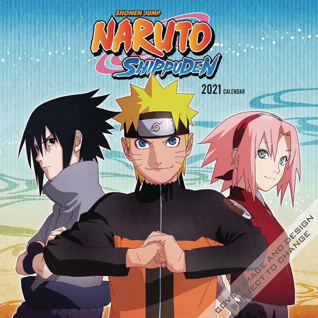 NARUTO 2021 WALL CALENDAR