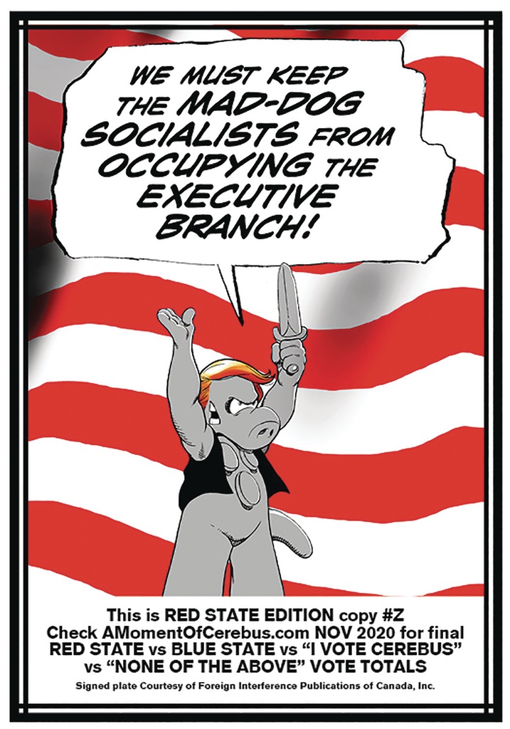 CEREBUS 02 HIGH SOCIETY REMASTERED RED STATE BOOK PLA