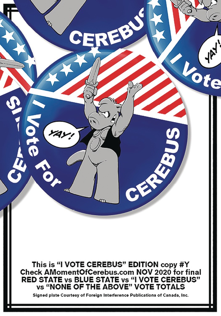 CEREBUS 02 HIGH SOCIETY REMASTERED VOTE CEREBUS BOOK