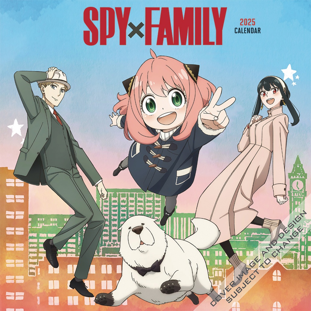SPY X FAMILY 2025 WALL CALENDAR